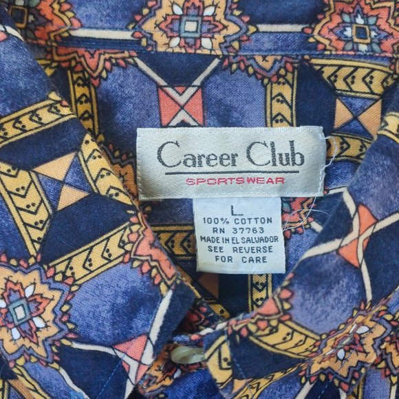 Abstract Geometric Pattern Shirt - Picture 4 of 4